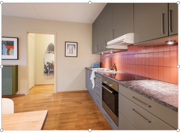 Kjøkken mot mellomgang